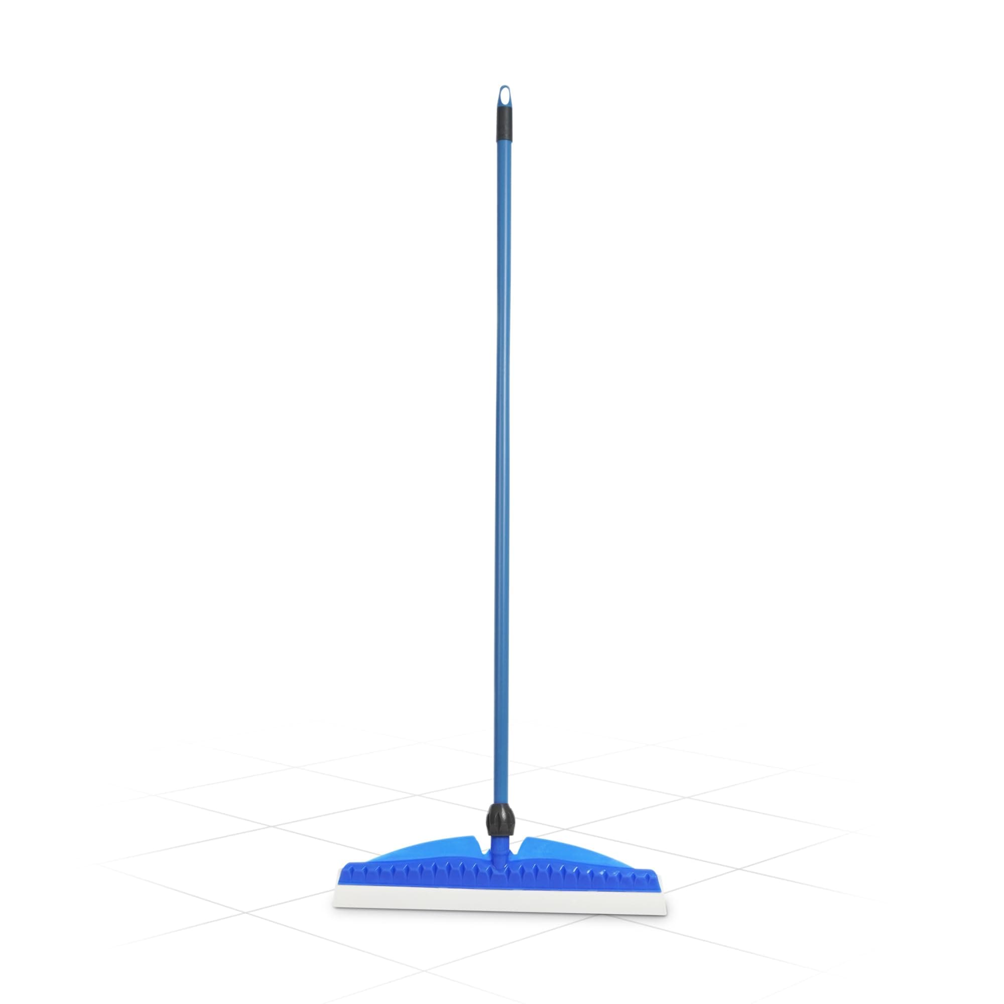 Gala Leader Plus Wiper/Squeegee for Floor Cleaning, Long Handle Bathroom Floor Cleaning Wiper, Wiper for Home Floor Cleaning ( White and Blue)