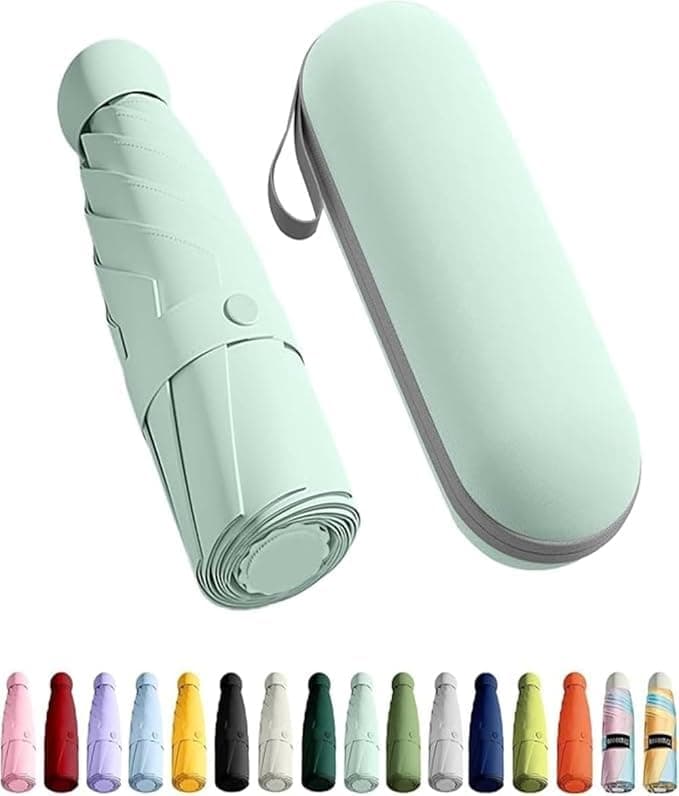 TEKCOOL UV Big Size Umbrella for Sun Protection Rain Windproof Strong Large 2 fold for Men Women Kids Boys Girls Perfect Umbrella with Cover Small case Stylish Windproof & Compact UV Large Size?