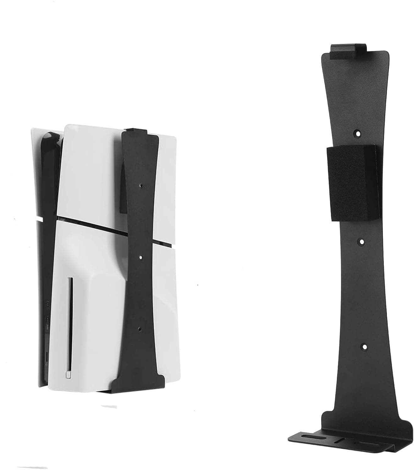 New World Wall Mount stand for PS5 Slim , Accessories For PS5 Slim/Fat/Pro ,Wall Mount Stand Bracket Compatible with PS5 Fat /Slim /Pro for All PS5 Model Disc and Digital Edition