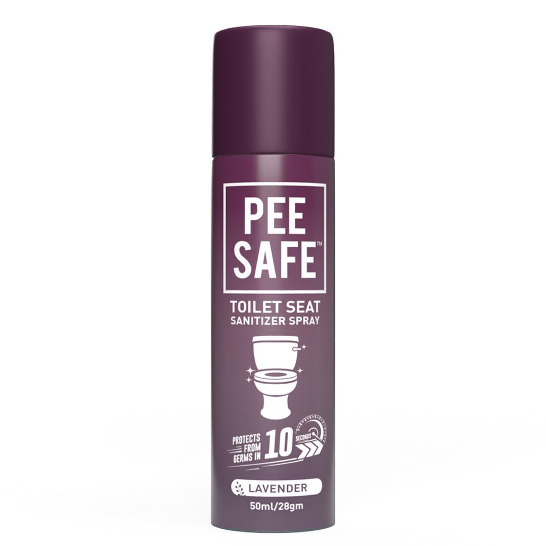 PEESAFE Pee Safe Toilet Seat Sanitizer Spray - 50 ml (Lavender)
