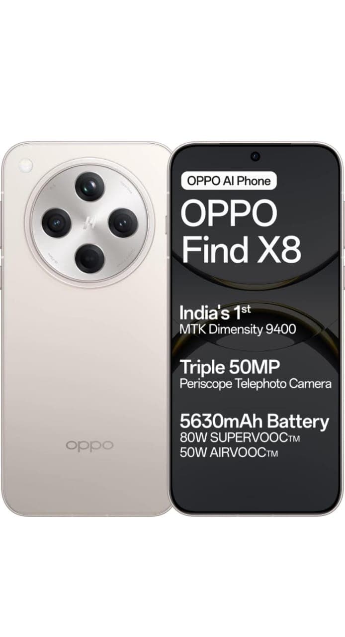 OPPO Find X8 5G (Star Grey, 256 GB) (12 GB RAM)