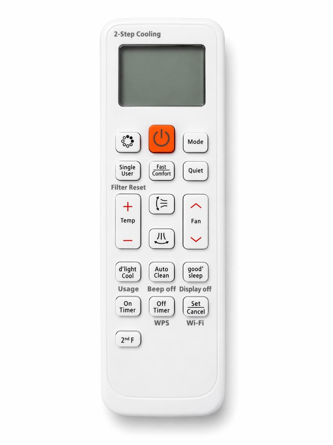 Original Ac Remote Control Compatible for Samsung Split Ac [AC-90A]