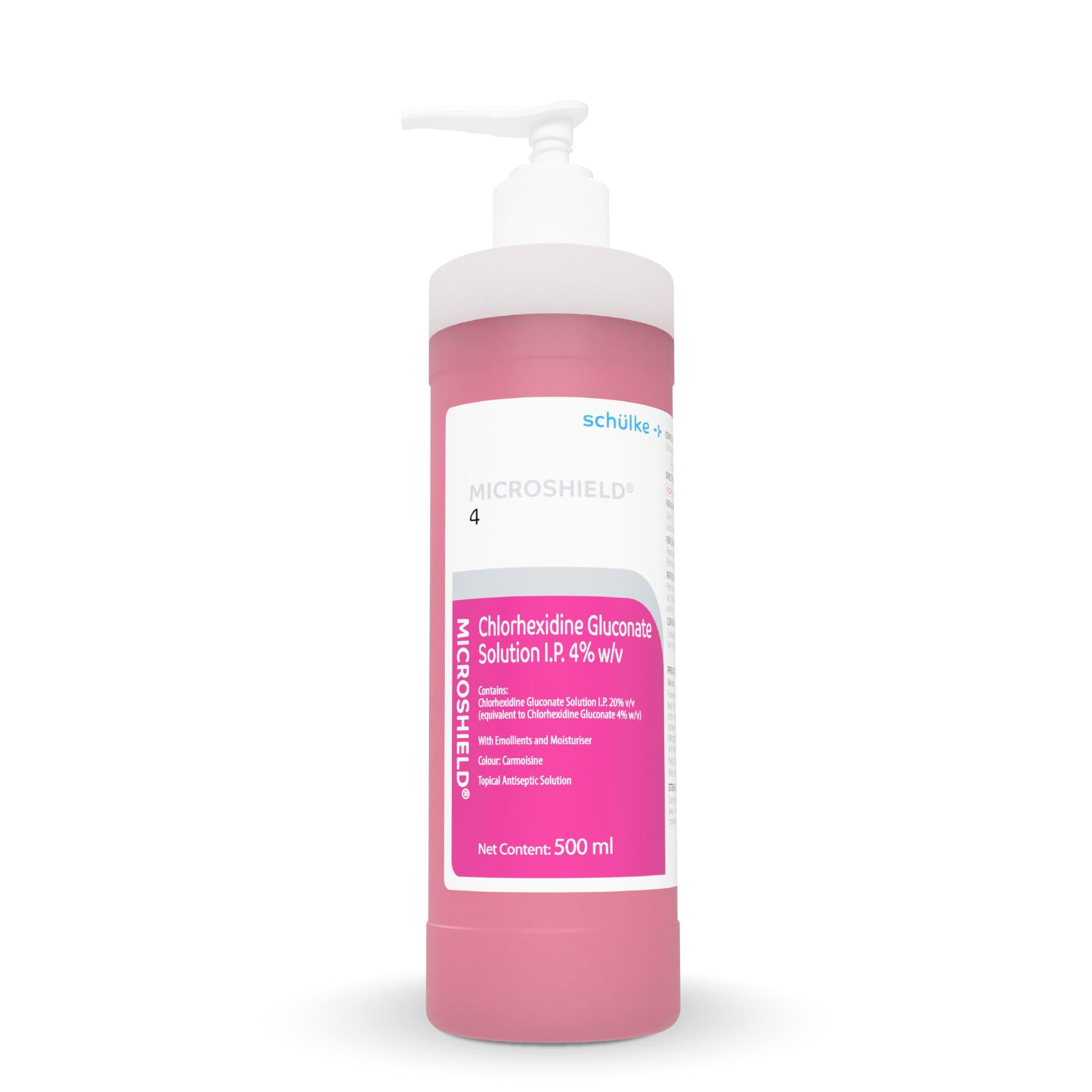 Microshield Schulke Microshield 4 Handwash Solution|Medical Grade Disinfectant Handwash-500 Ml