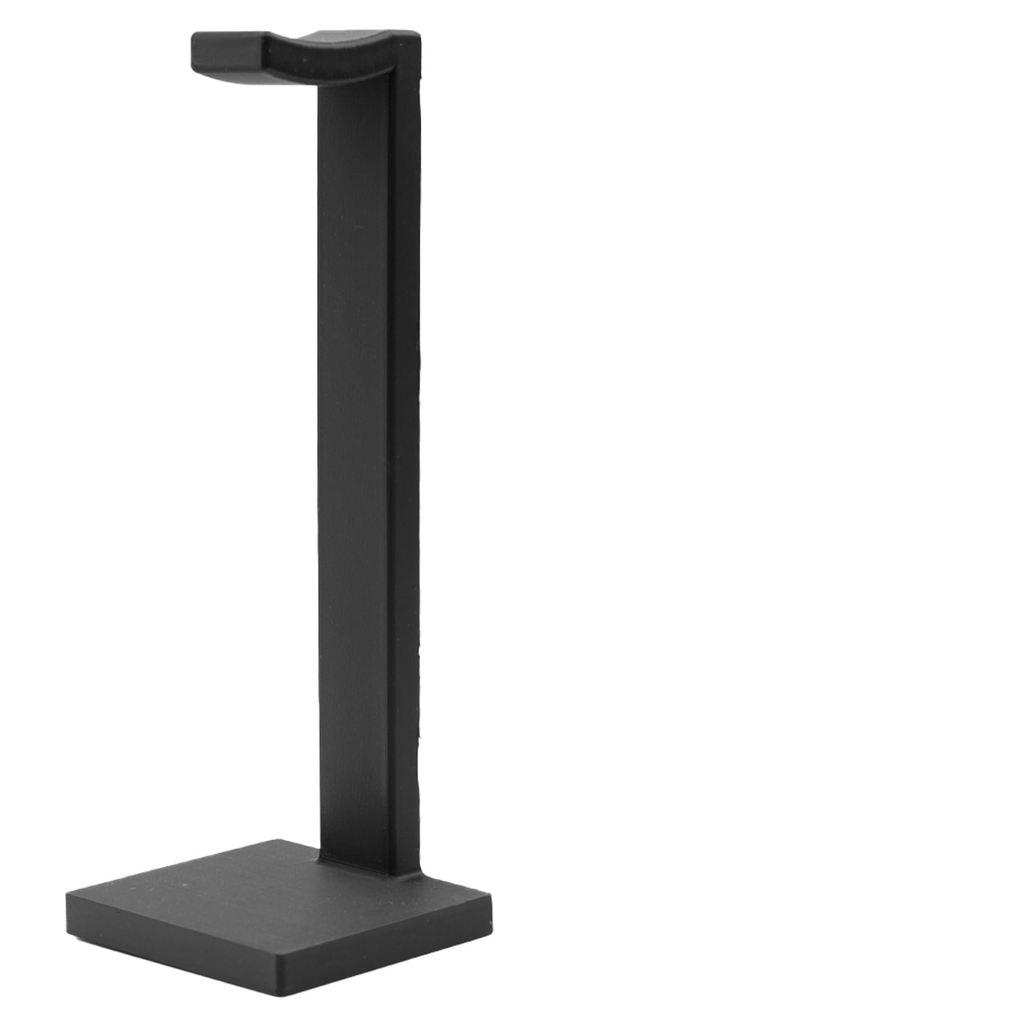MUIB Headset Stand for Office Headsets | Black | Universal Headphone Holder with Stable Base | Headphone Stand for Office Headsets | (L-Shaped)