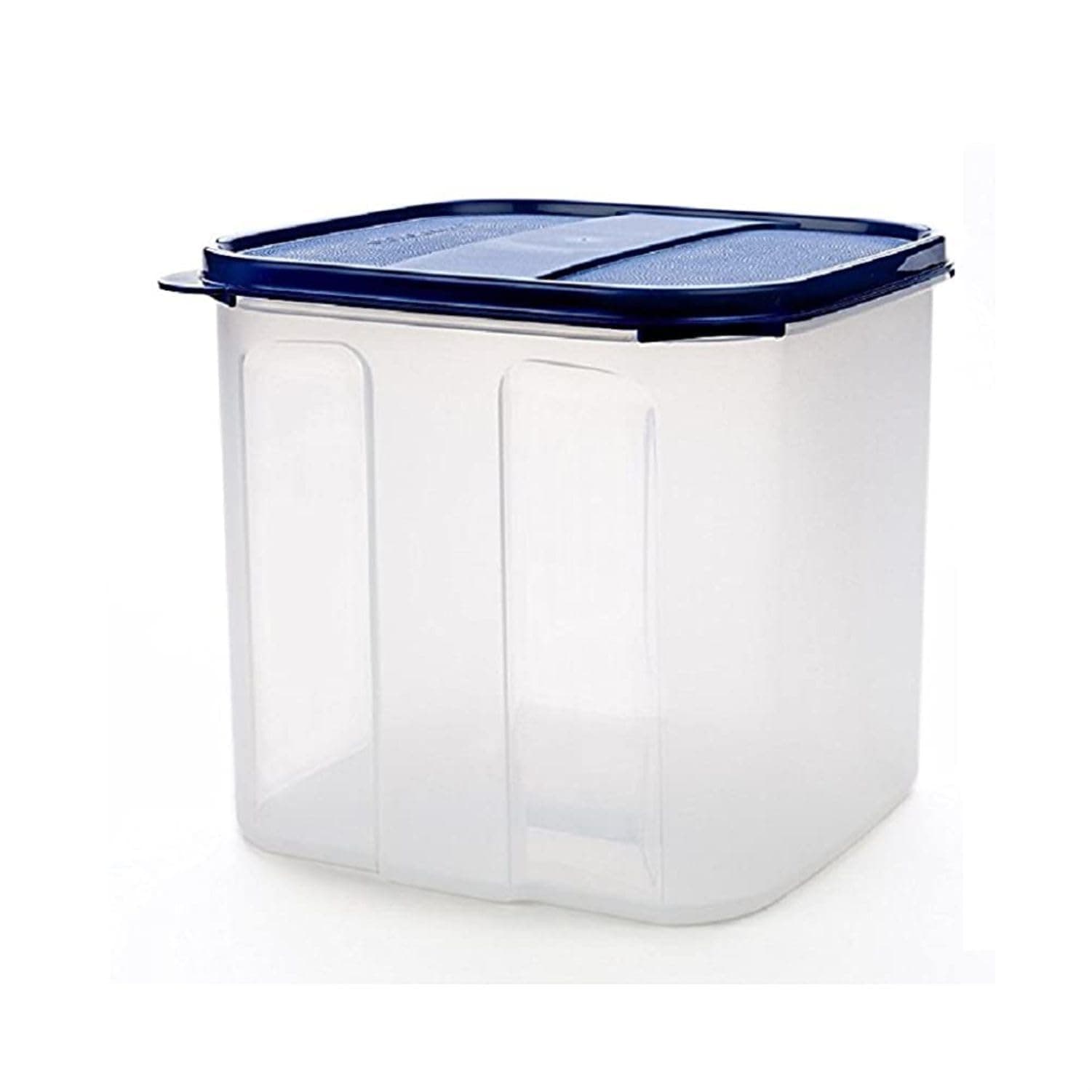 Signoraware Modular BPA Free Plastic Square Container | Dishwasher Safe | Airtight & LeakProof | Kitchen Storage | Preserve Freshness| Ideal for sugar, Rice, Atta & Grains Keeper (4.5Ltr | ModBlue)