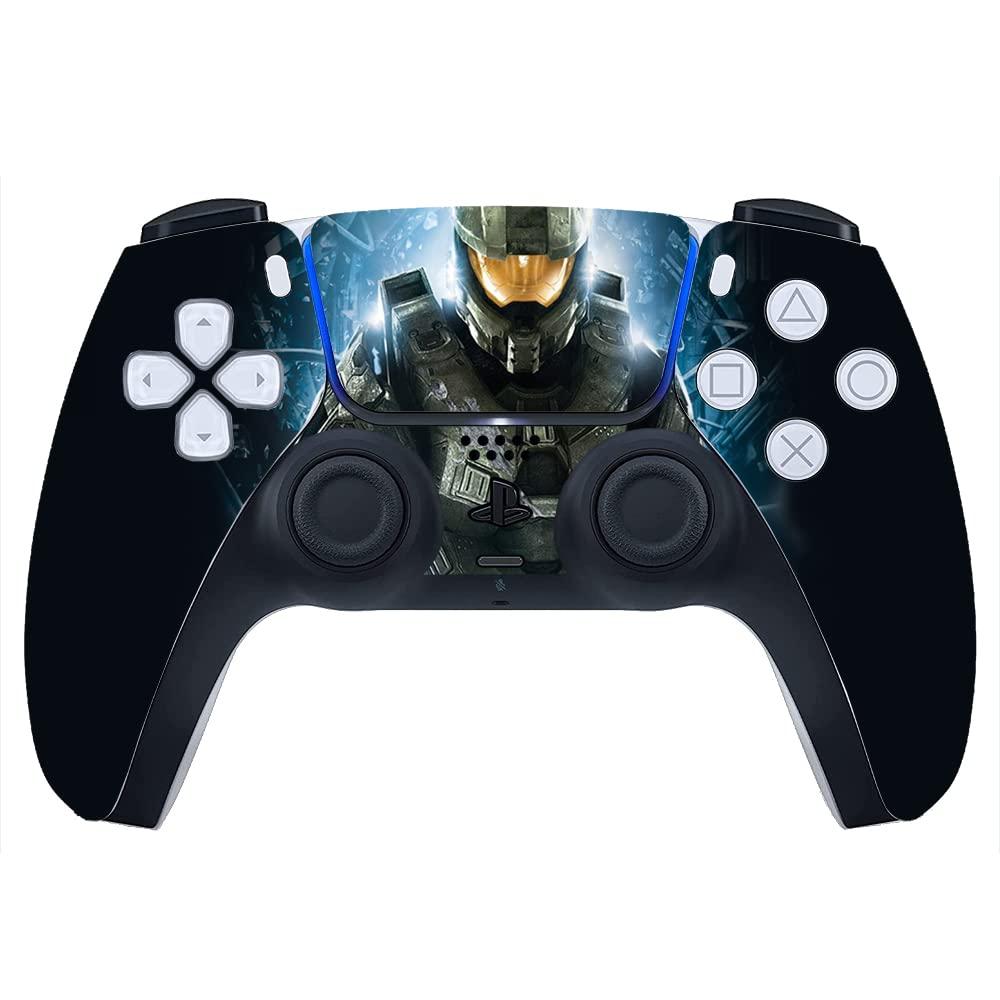 GADGETS WRAP Printed Vinyl Decal Sticker Skin for Sony PlayStation 5 PS5 Controller Only - Master Chief (2)