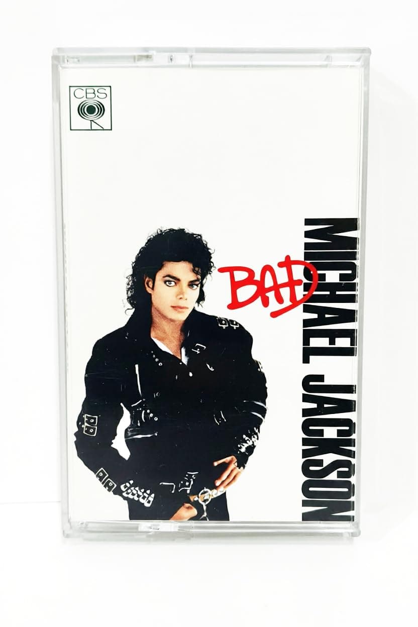 Michael Jackson Bad Stereo Audio Cassette, Indian Edition, Reissued