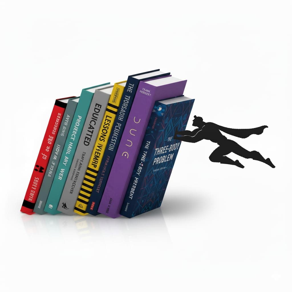 Superhero Book Ends | Illusion Metal Bookends for Desk | Book Holder for Home Decorative - Gift for Book Lovers and Home Décor | Desk Accessories for Study Room