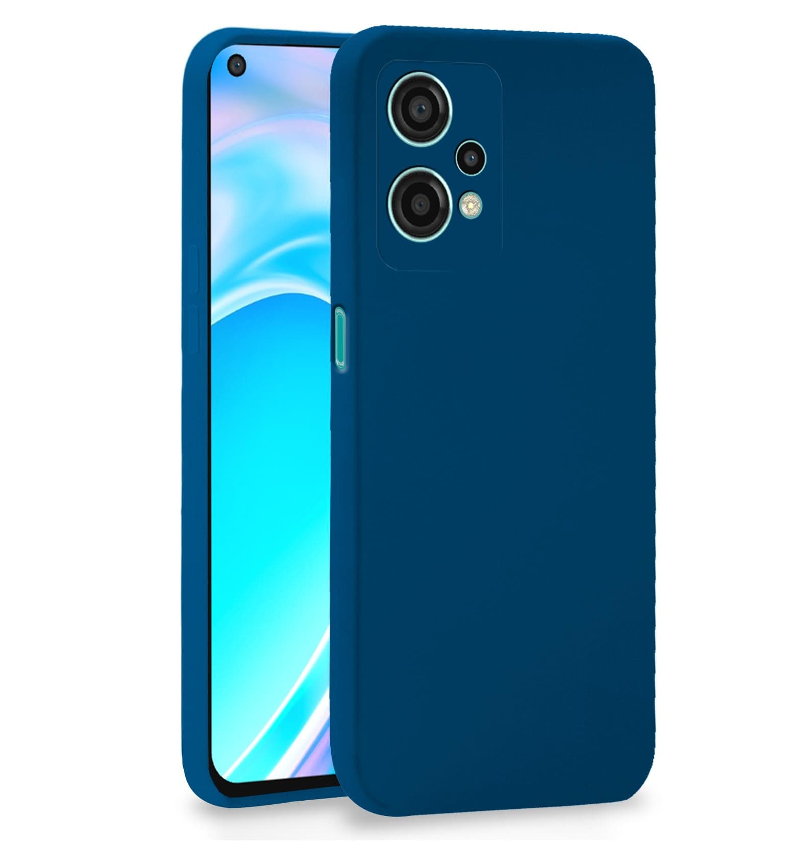 Pikkme OnePlus Nord Ce 2 Lite 5G Back Cover Soft Matte Liquid Silicone TPU | Camera Protection | Shockproof Slim Back Case for OnePlus Nord Ce 2 Lite 5G (Blue)