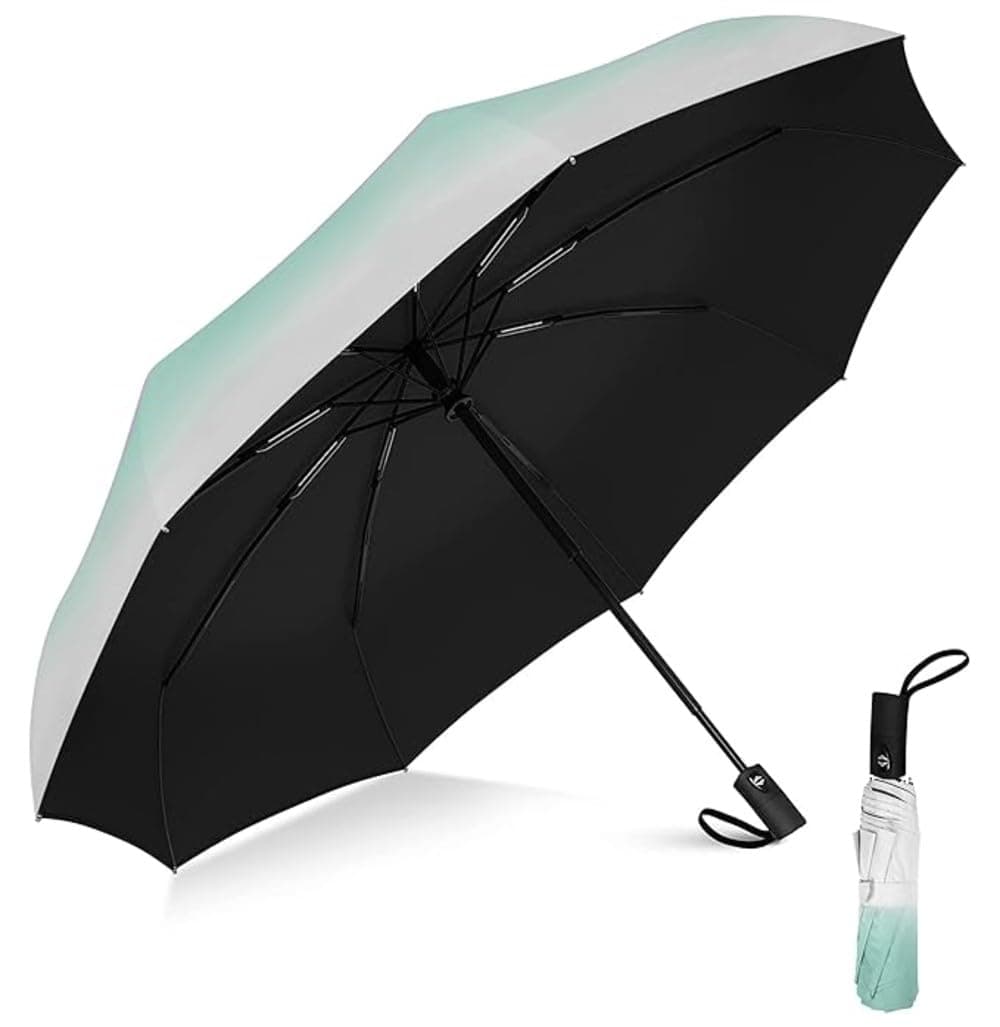 TEKCOOL Umbrella, UV Big Size Umbrella for Sun Protection Rain Windproof Strong Large 3 Fold for Men Women Kids Boys Girls Perfect & Stylish Windproof & Compact?.