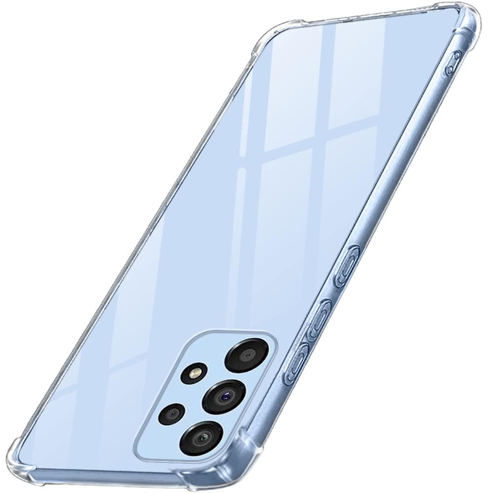 TheGiftKart Crystal Clear Back Cover Case for Samsung Galaxy A53 5G | Shock Proof 360° Protection | Hard Clear Back Cover Case for Samsung Galaxy A53 5G (PC & TPU, Transparent Bumper)