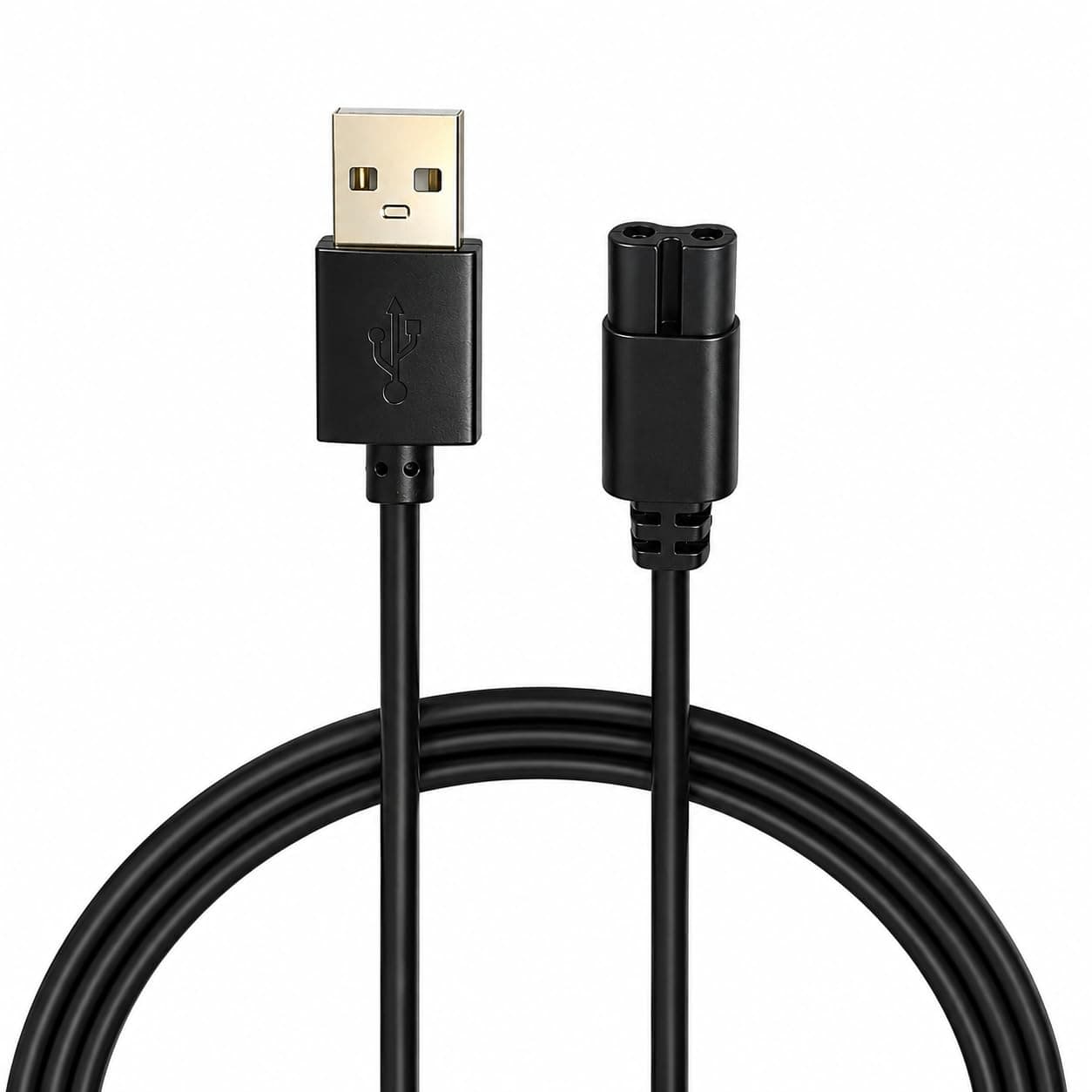 Upix USB Mi Trimmer Charging Cable 1 Meter (3.2 Feet), Compatible Only for Mi Trimmer, Shavers, Body Groomers - (Please Match Cable Port before Ordering, Check Images) (Works with 5V USB Adapter)