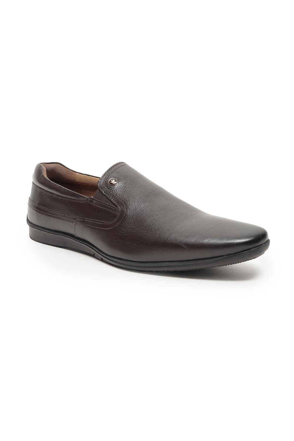 Louis Philippe Men's Brown Formal Shoes Euro- 41