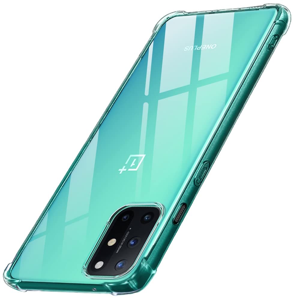 TheGiftKart Crystal Clear Back Cover Case for OnePlus 8T 5G | Shock Proof 360° Protection | Hard Clear Back Cover Case for OnePlus 8T 5G (PC & TPU, Transparent Bumper)