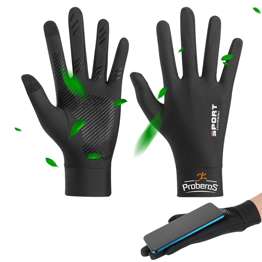 PROBEROS® Sun Protection Gloves UPF 50 Summer Ice Silk UV Upgrade, L