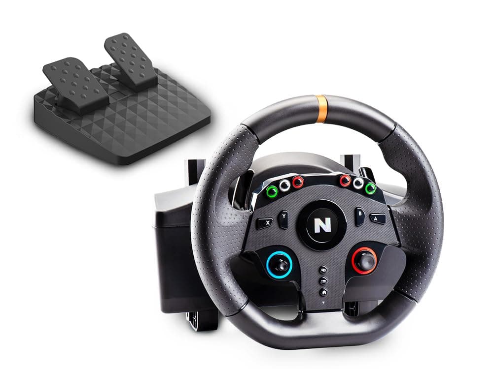 NiTHO Drive Pro ONE V24 Gaming Steering Wheel for PC, PS4, Xbox One, Xbox Series X|S and Switch, 270° Racing Wheel with Floor Pedals, Driving Car Simulator for Arcade Racing and Driving Games