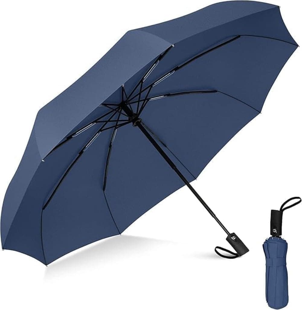 TEKCOOL Umbrella, UV Big Size Umbrella for Sun Protection Rain Windproof Strong Large 3 Fold for Men Women Kids Boys Girls Perfect & Stylish Windproof & Compact?.