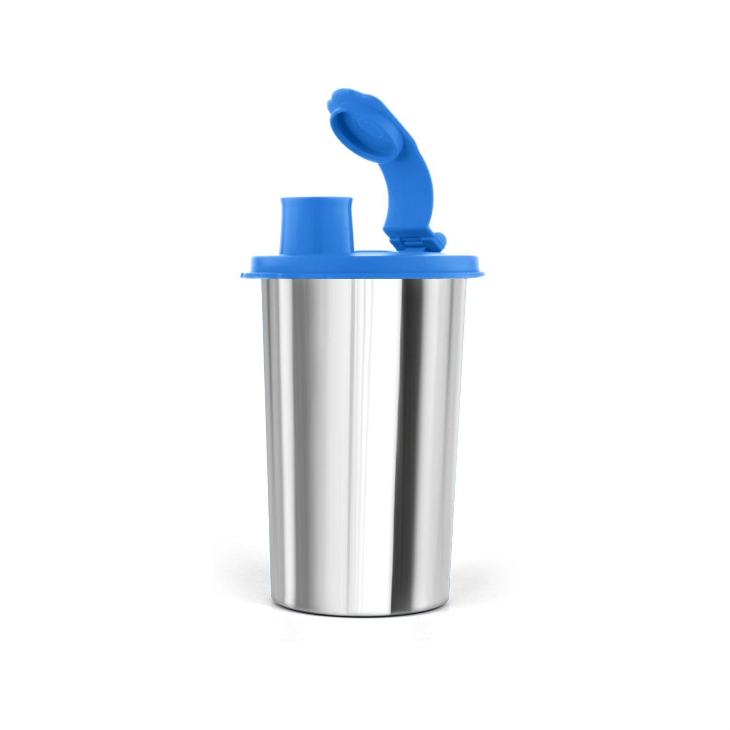SignoraWare Mini Stylish Stainless Steel Sipper | Airtight & Leakproof | Sleek & Compact Design | Ideal for Office, School, Gym & Outdoor Use | Travel-Friendly for Kids & Adults (300ml | TBlue)