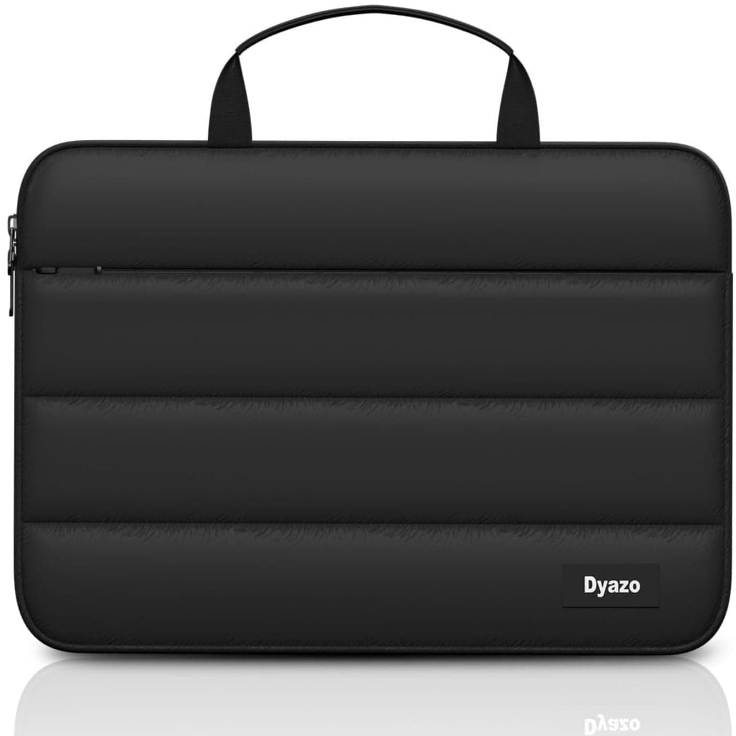 Dyazo 15.6 Inch Fluffy Laptop Sleeve | Soft Padded Protection | Water Resistant & Lightweight Laptop Sleeve Case Compatible for MacBook, Dell, HP, Lenovo, Acer, Asus and Other Notebook (Black)