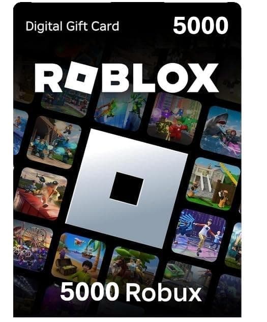 Robux Code - 5000 Robux (Digital Code- Email Delivery Within 1 Hour)