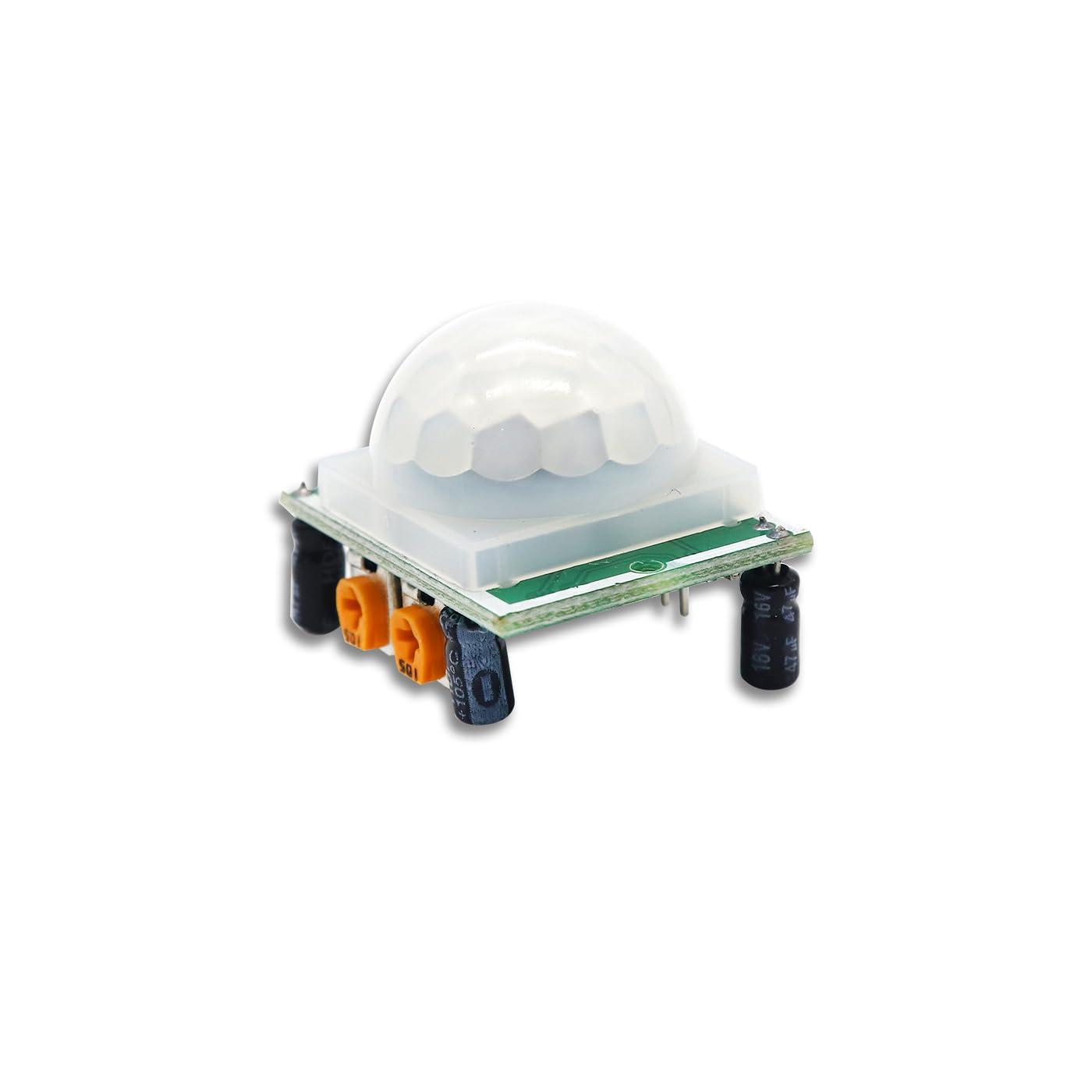 Electronic Spices HC-SR501 Pyroelectric Infrared PIR Motion Sensor Modules for Microcontrollers for Electronic school science Projects (Motion Sensor)