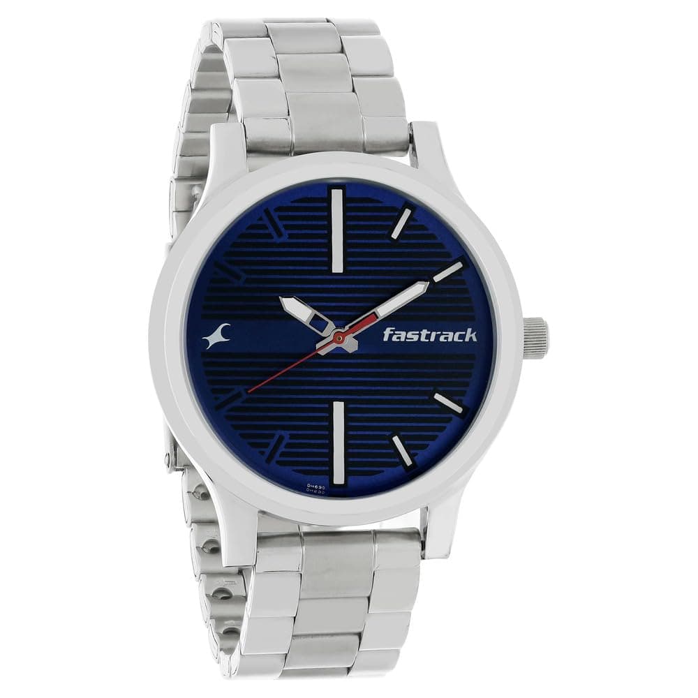 Fastrack Fundamentals Analog Blue Dial Men's Watch NM38051SM03/NN38051SM03