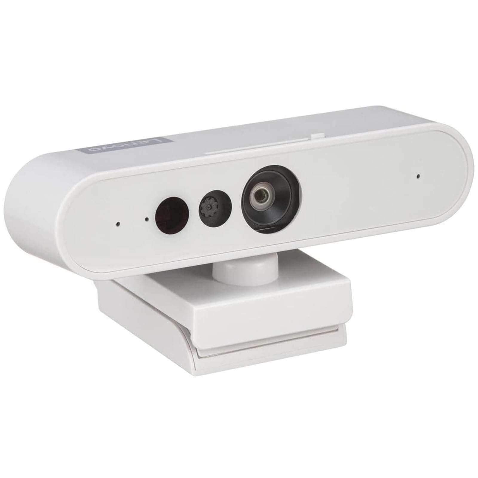 Lenovo 510 FHD Webcam with Full Stereo Dual Built-in mics | Facial Recognition Technology | Built-in Windows Hello | RGB Clarity |Ultra-Wide 95° Lens, 4X Digital Zoom | 360° Rotation | Flexible Mount