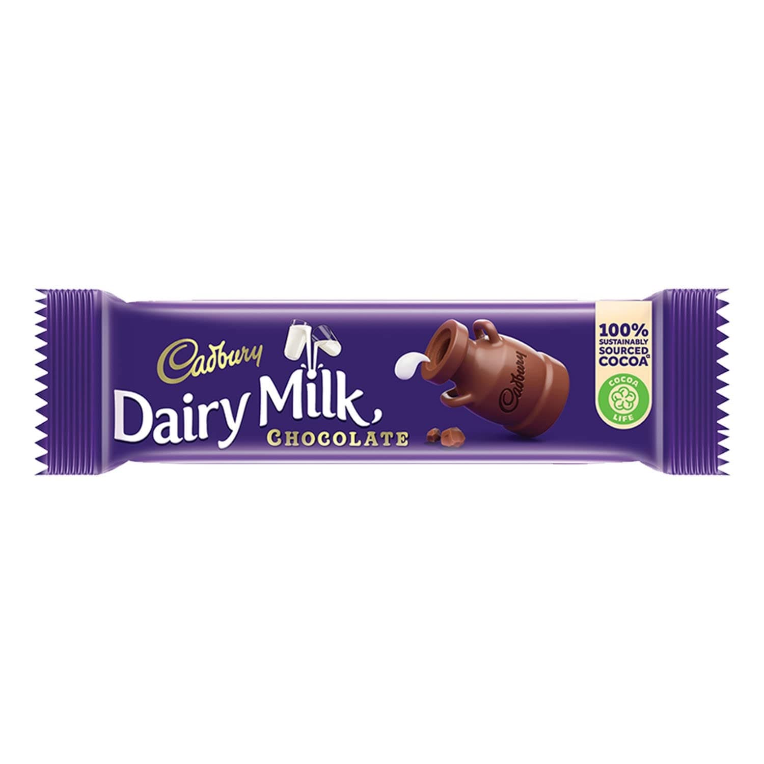 Cadbury Dairy Milk Chocolate Bar(Pack of 72),6.6 Grams