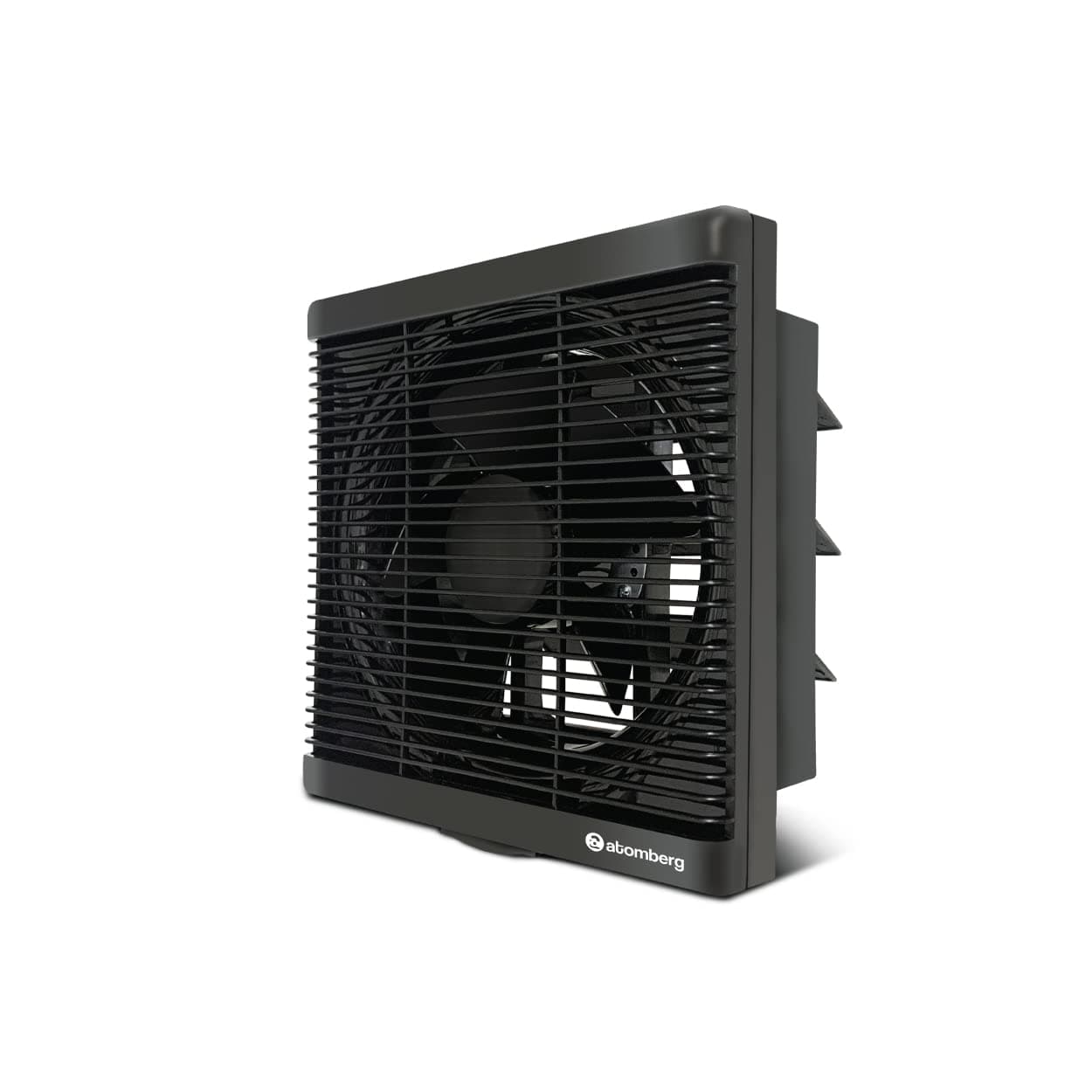 atomberg Efficio Exhaust Fan 150mm (6 Inches) | BLDC Motor | 13W| Low Noise | 2000 RPM| Ideal for Bathroom, Kitchen | Easy to Clean | Installation-Square Cut (175mm) | 2 Years Warranty | Black