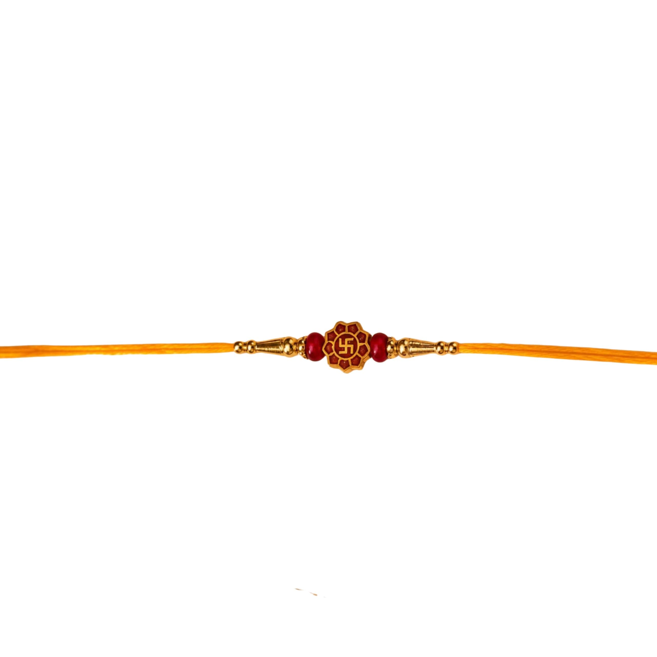 Shreeji Creations Swastik Design Rakhi