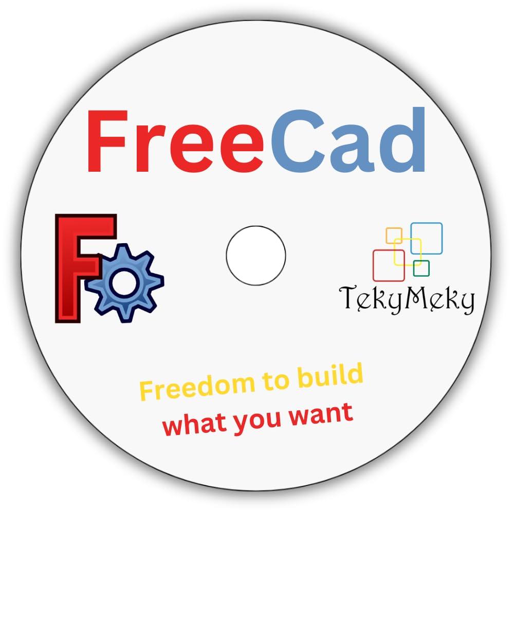Firepicks Freecad - 2D 3D Cad - Uses Autocad Dwg File - Computer Aided Design Software Dvd