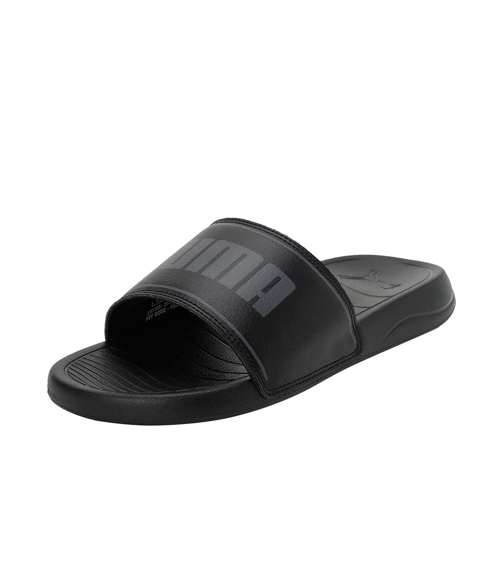 Puma unisex-adult Slide Max Black-Cool Dark Gray Slide Sandal - 9 UK (39453701)