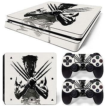 Khushi Dcor Valverine Theme 3m Skin Sticker Cover for Ps4 Slim Console and Controllers|79