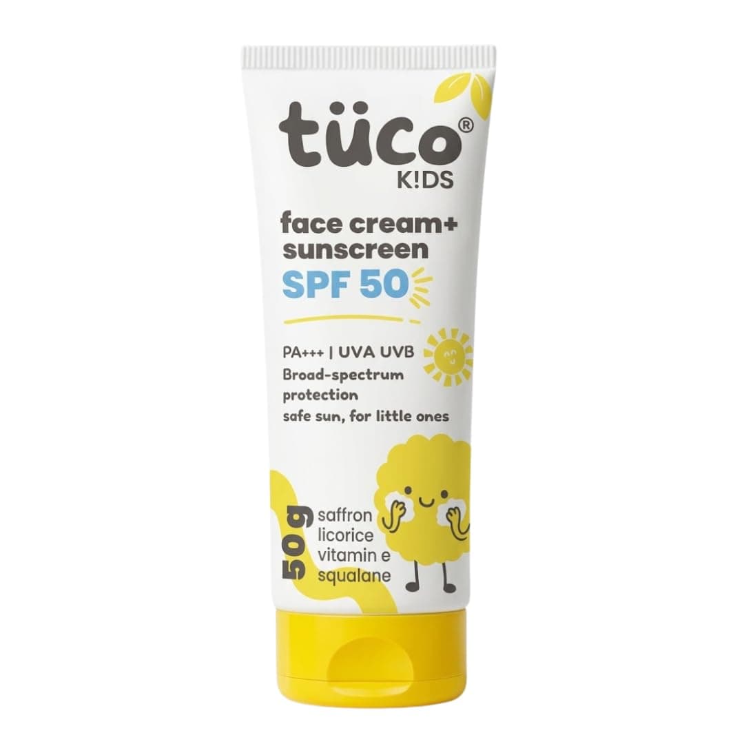 Tuco Kids SPF 50 Sunscreen for Kids, 2-in-1 Face Cream, PA++++, 50g