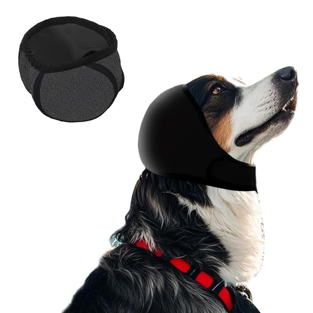 Qpets Dog Ear Muffs for Noise Reduction, Calming Headwear Anxiety Relief