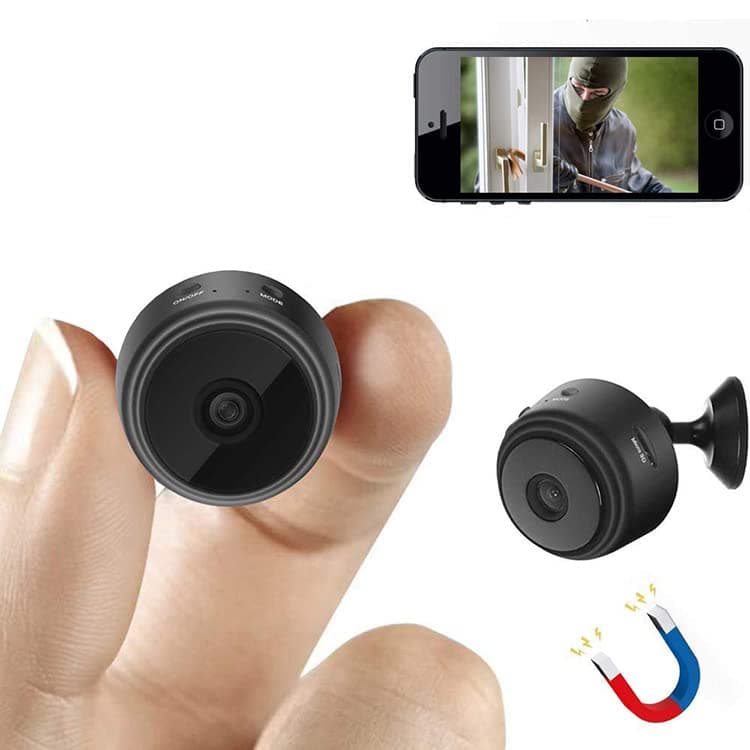 TECHNOVIEW Full HD Wi-Fi Wireless Security Camera 1080p Audio Video Live View Low Light Vision Motion Detection Video Recorder for Home Office. (Camera)