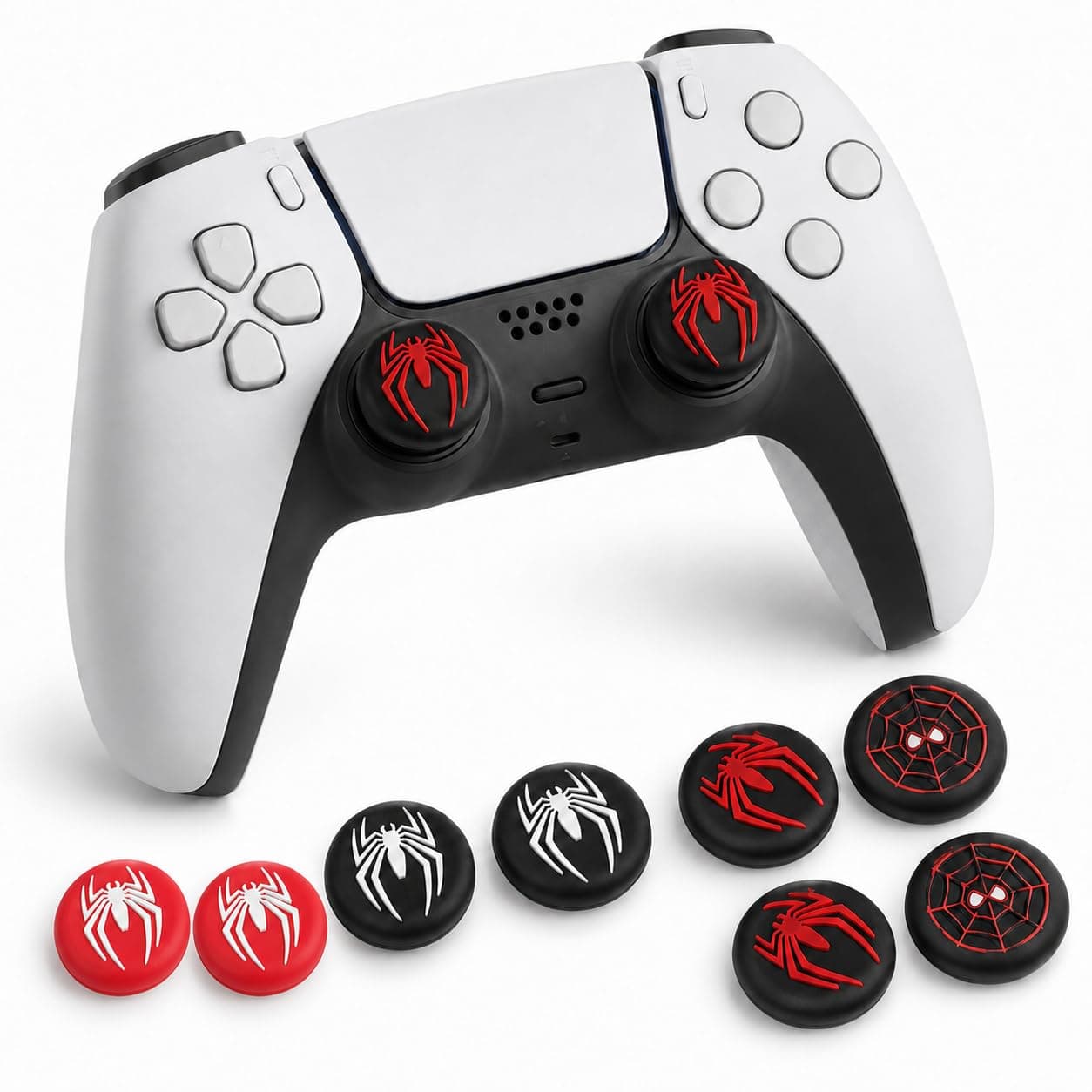 8Pcs Controller Thumb Grip, Controller Thumb Grips, PS5 Joystick Thumb Grip, for Thumb Grip Caps Compatible
