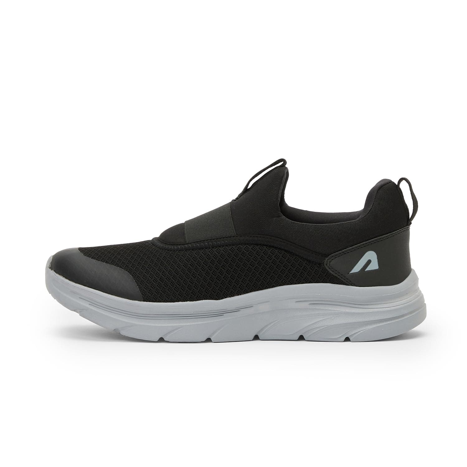 Boldfit Walking Shoes for Men Slip On Shoe for Men Cushion Shoes Without Laces for Mens Jogging Shoe for Man Regular Wear Without Lace Slip Ons Black 9