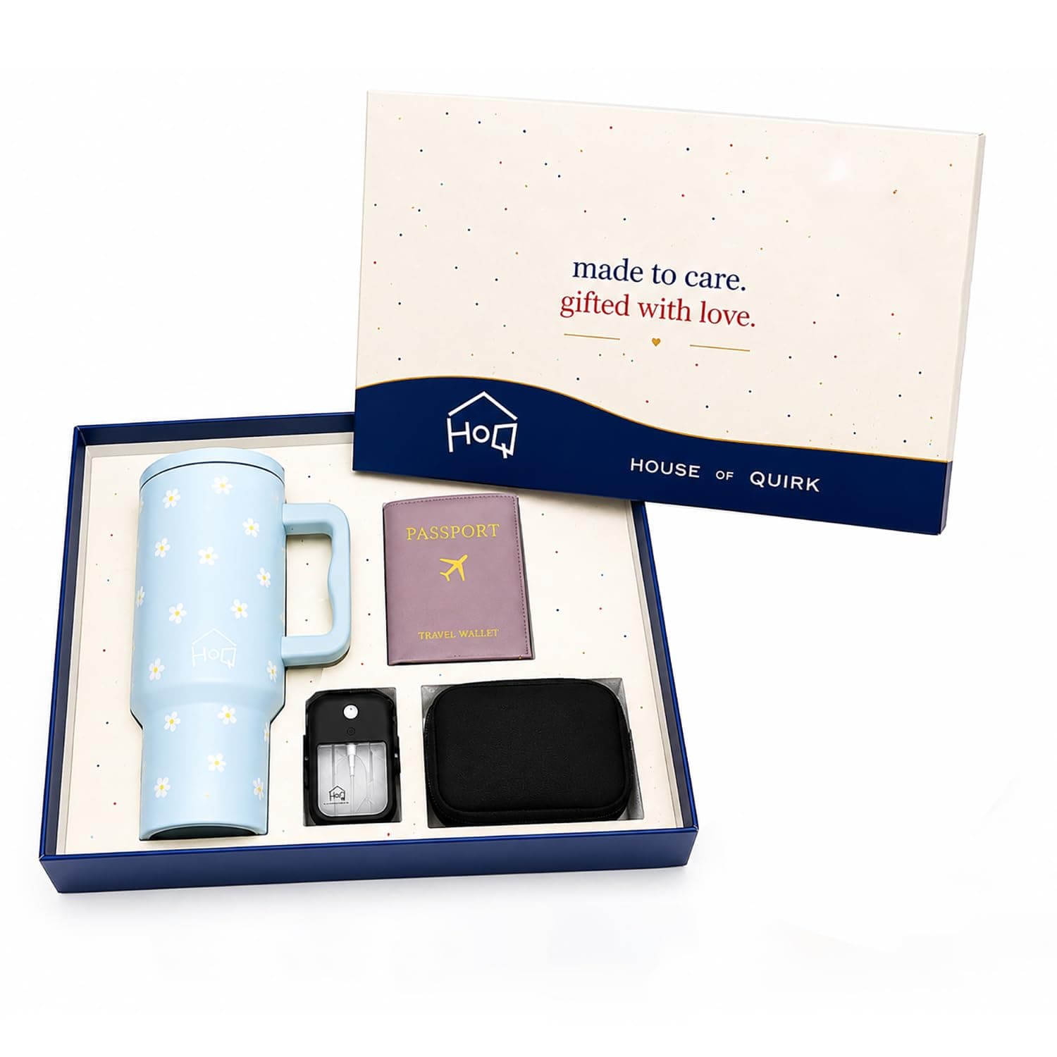 House of Quirk 4-in-1 Raksha Bandhan Gift Set for Men & Women