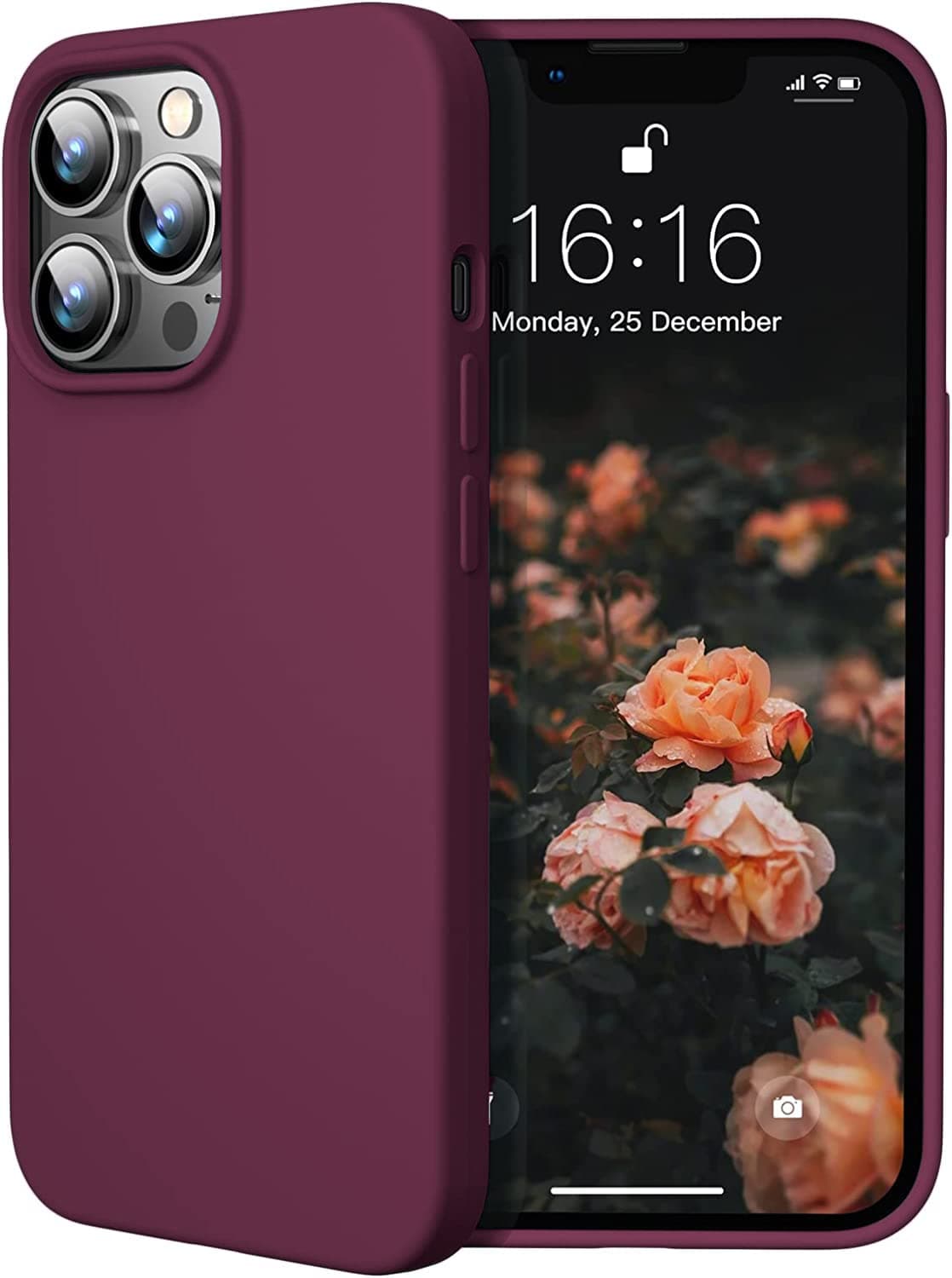 DIZORO Microfiber Candy Case Compatible for iPhone 13 Pro Max