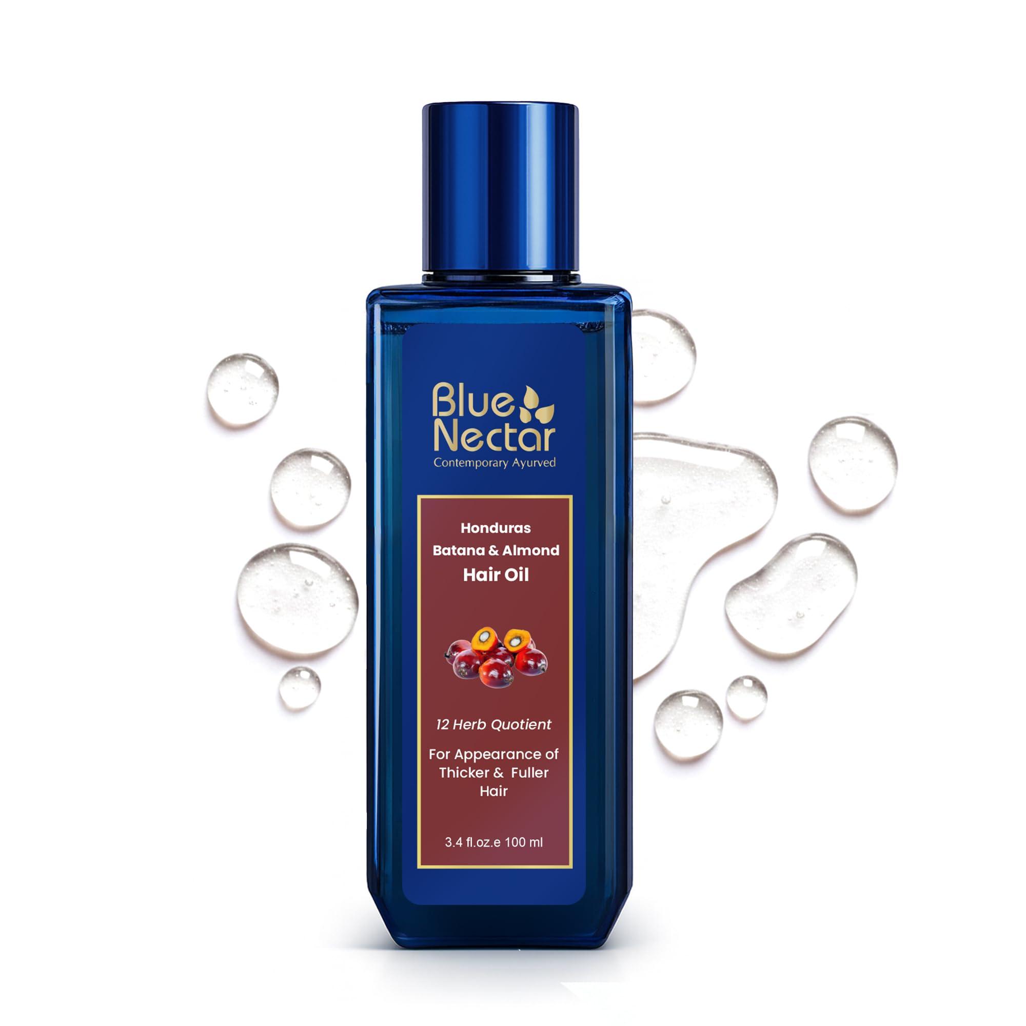 Blue Nectar 100% Pure Batana Oil for Hair Growth | Organic Hair Oil Blend