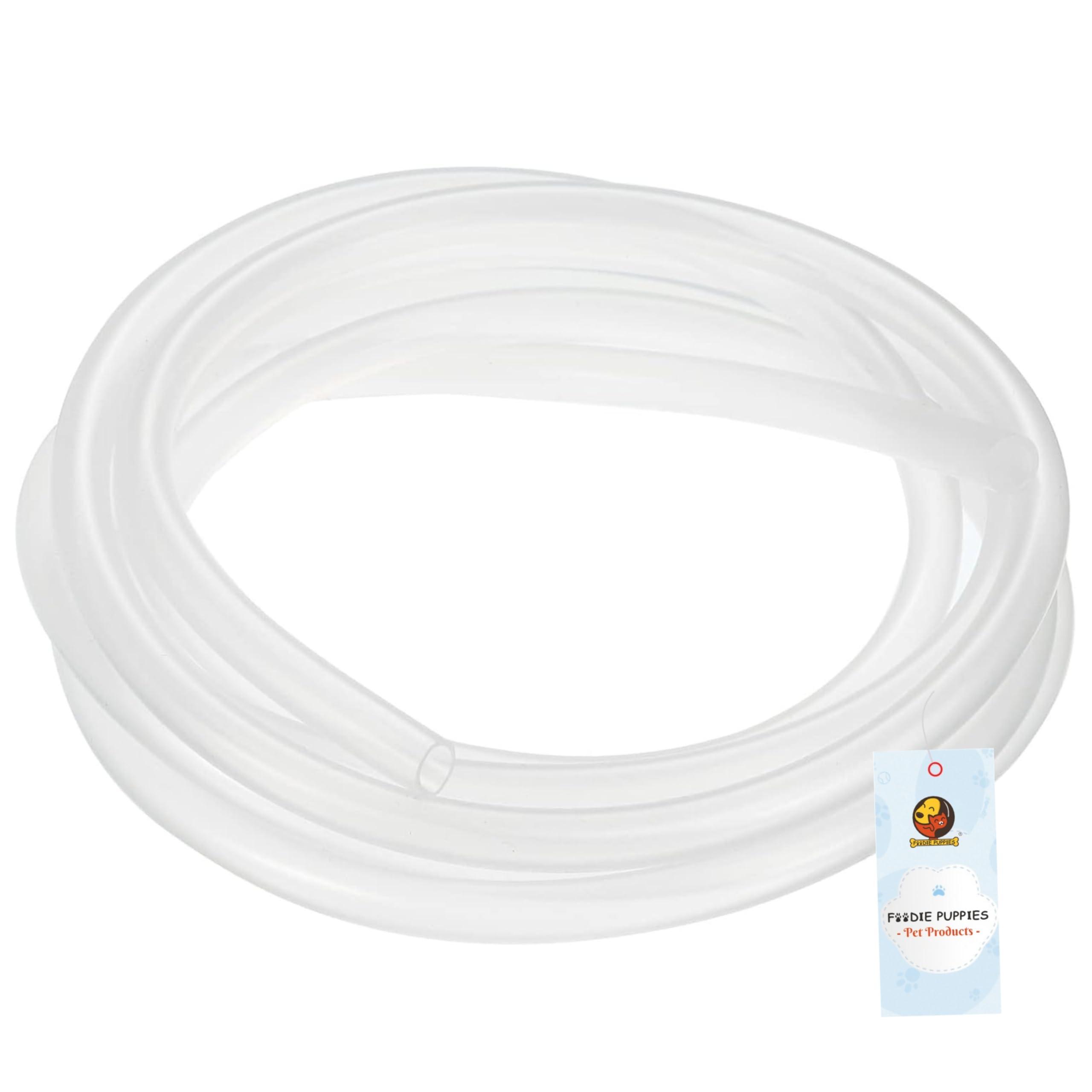 Foodie Puppies Silicone Aquarium/Fish Tank Airline Tubing Pump Hose, Soft Fish Tank Pipe for Air Pump, Check Valves, and Air Stone (Diameter - 5mm) (50mtr)