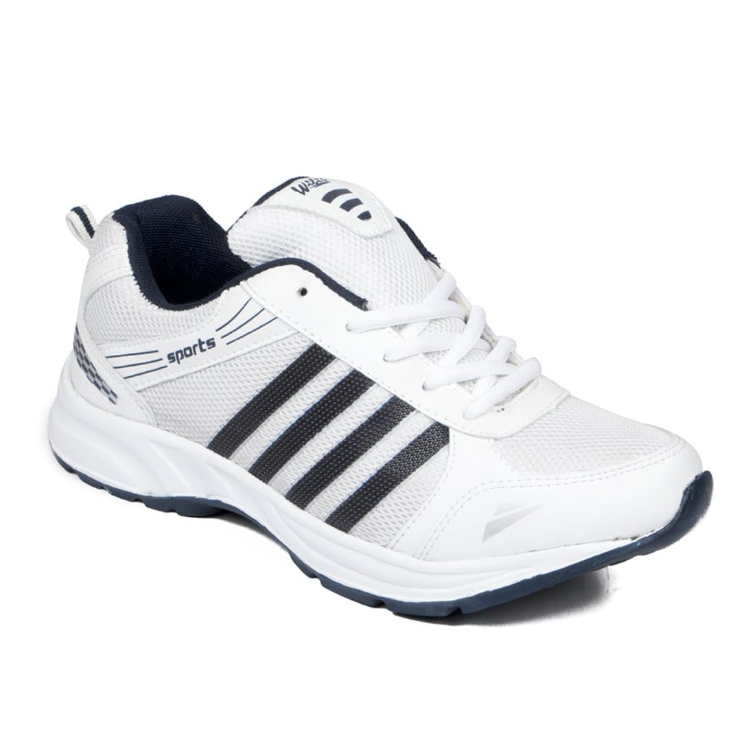 ASIAN Men's Wonder-13 Sports Running Shoes White Black
