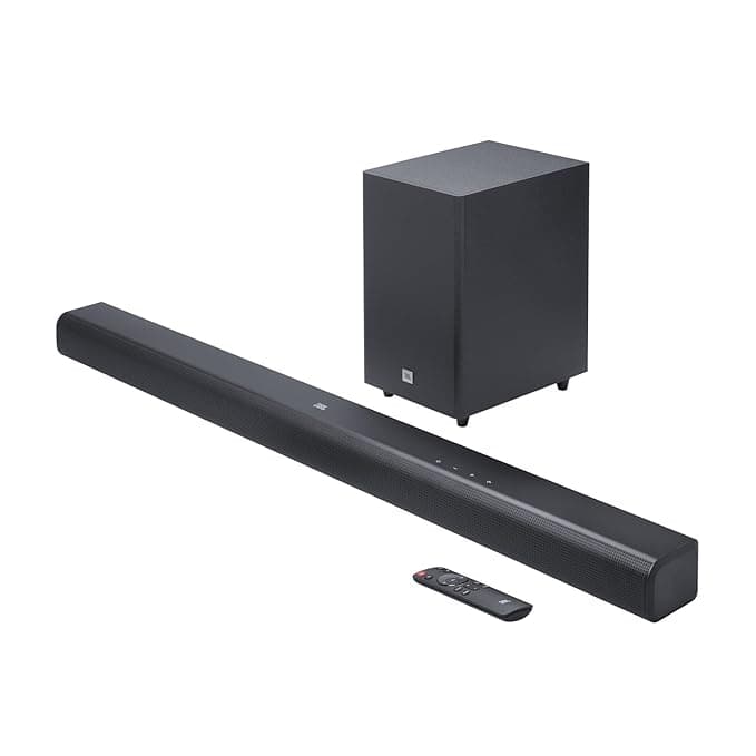 JBL Newly Launched Cinema SB560, Dolby Audio Soundbar with Wireless Subwoofer for Extra Deep Bass, 3.1 Channel, Center Channel for Superior Voice Clarity, HDMI eARC, Bluetooth Connectivity