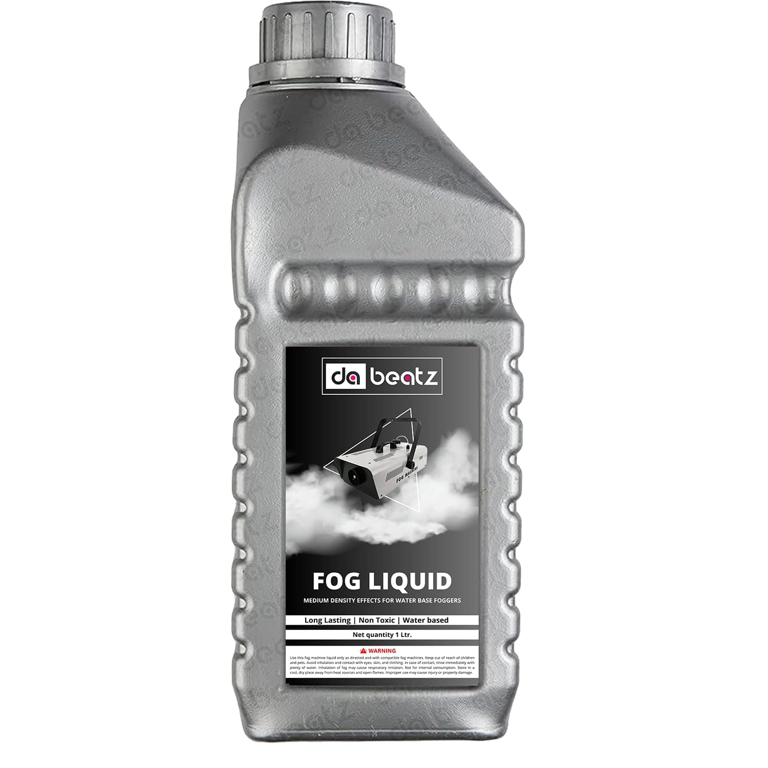 DaBeatz High Density Fog Liquid - Long Lasting, High Output, Water Based Fog Machine Fluid - for 400 Watt to 1500 Watt Machines-Good Fragrance