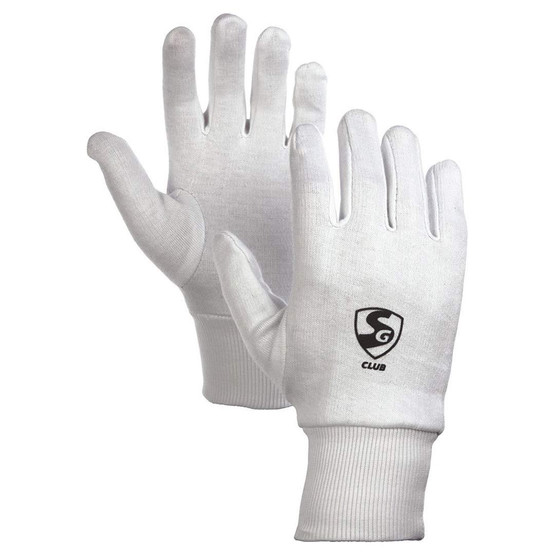 SG Club Inner Gloves, Adult (Color May Vary), Cotton