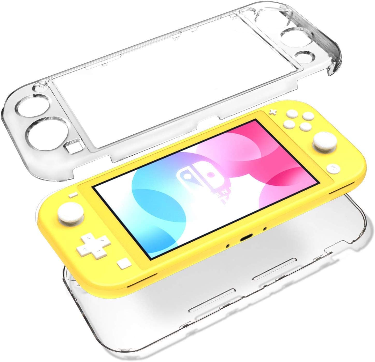 DOBE FOMIS ELECTRONICS Dobe Protective Case for Nintendo Switch Lite, Hard Clear Crystal Case