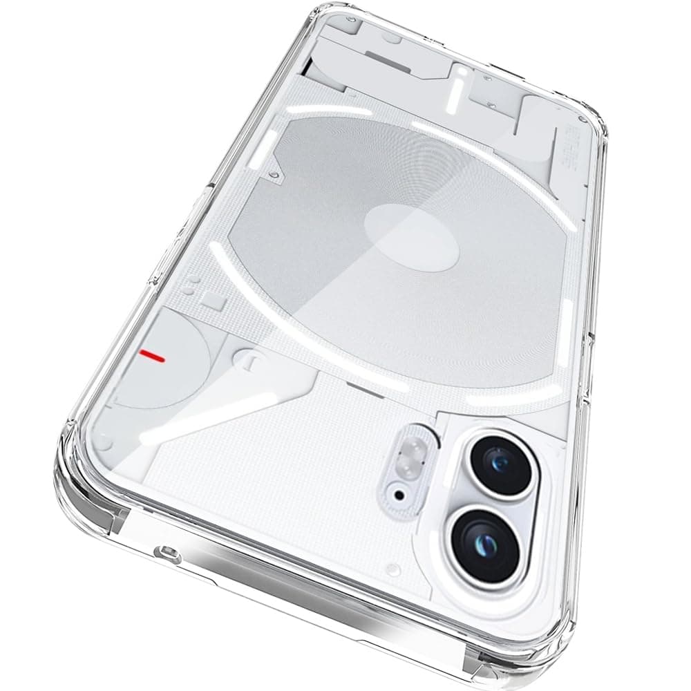 TheGiftKart Ultra-Hybrid Crystal Clear Back Case Cover for Nothing Phone 2 | Shockproof Design | Hard Back Cover Case for Nothing Phone 2 (PC & TPU, Transparent)