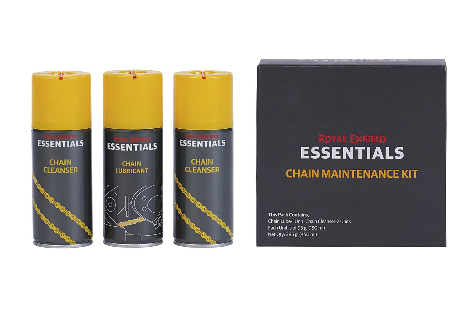 Royal Enfield Essentials Chain Lube & Cleaner Kit- 150ml.