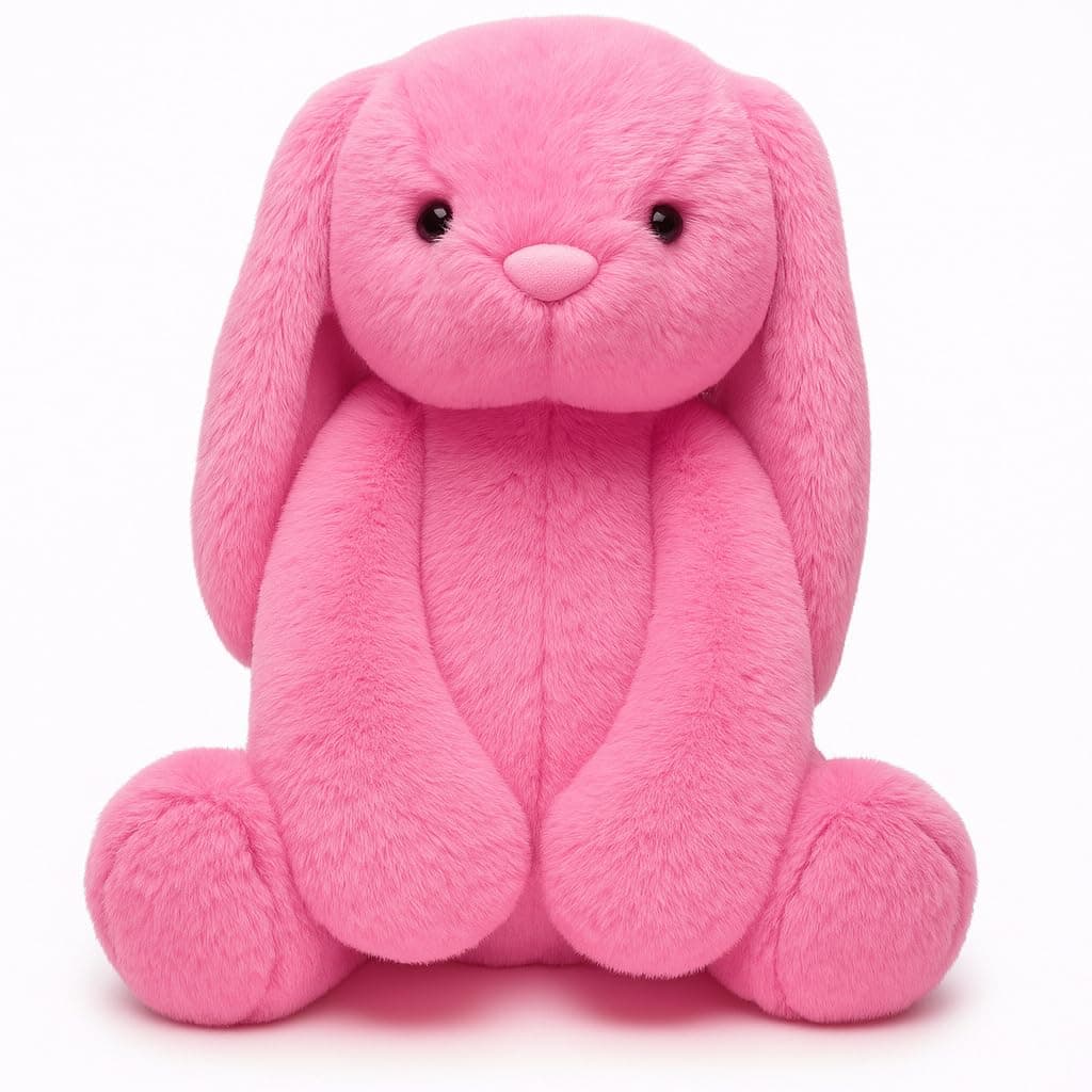 Babique Bunny Rabbit Teddy Bear Soft Toys Plush Stuffed Teddy Bear for Kids Birthday Gift (Pink)